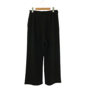 L'Appartement 24AW Double cloth Easy Pants パンツ ワイド 36 ブラック /HK OS