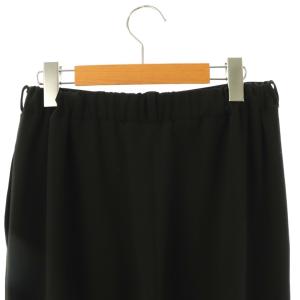 L'Appartement 24AW Double cloth Easy Pants パンツ ワイド 36 ブラック /HK OS