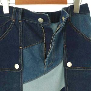 GRACE CONTINENTAL 23AW 切替マーメイドスカート ロング 38 ネイビー ライトブルー /DF OS