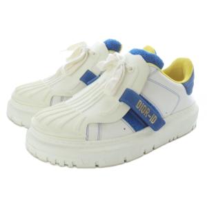 Christian Dior DIOR-ID スニーカー 39.5 ホワイト ブルー