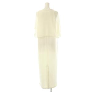 Diagram GRACE CONTINENTAL 25SS メッシュレイヤードワンピース ロング 36 ホワイト /DF OS