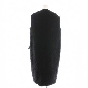 BLAMINK カールシャギー ロングジレ 36 ブラック