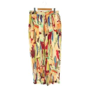 24SS Cu/R ローン イージーパンツ ワイド 総柄 マルチカラー /CX OS