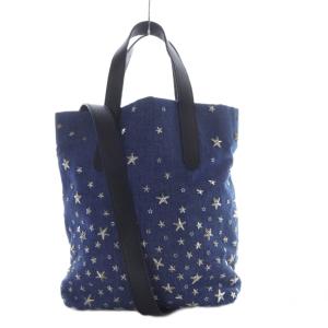 SOFIA 2WAY スタースタッズ デニム トートバッグ