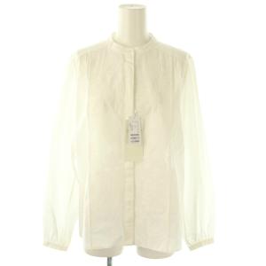 24SS オーナメントエンブロイダリー コンビブラウス 36 ホワイト /DF OS