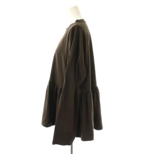 45rpm ジンバブエコットンのギャザーTシャツ 2 ブラウン 60870173