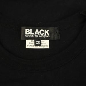 BLACK COMME des GARCONS AD2016 音符プリント半袖Tシャツ クルーネック XS ブラック /MY OS