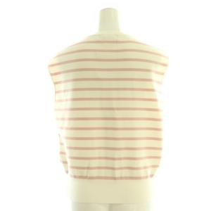 Apuweiser-riche 25SS ノースリリボンプルオーバー ニット 2 ホワイト ピンク /DF OS SH