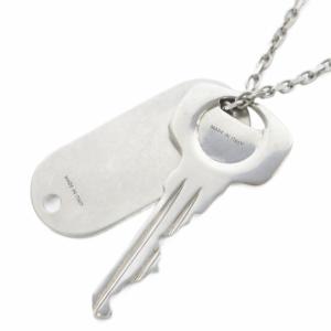 MM6 Maison Margiela プレート 鍵 モチーフ ネックレス シルバーカラー