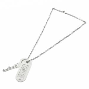 MM6 Maison Margiela プレート 鍵 モチーフ ネックレス シルバーカラー