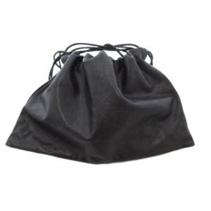 Plage 25SS les Tendre ショルダーバッグ 黒 ブラック 巾着 ドローストリング /AE