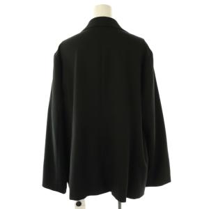 UNTITLED ウール混 ストレッチテーラードジャケット ブレザー 50 黒 ブラック /AT OS