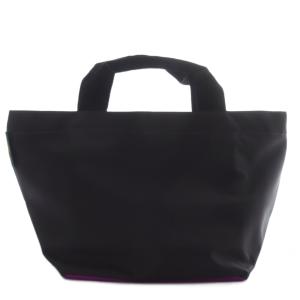 Hervé Chapelier 1027N ナイロン舟型トートM トートバッグ ハンドバッグ ダークブラウン パープル /YO13