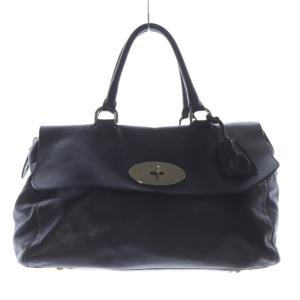 ベイズウォーター レザー ハンドバッグ ブラック