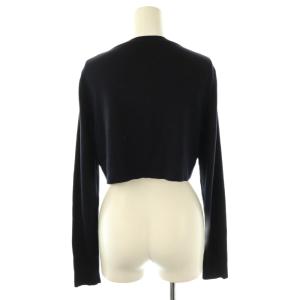 FOXEY 24SS Bijoux Cardigan シルク 38 ネイビー 44395