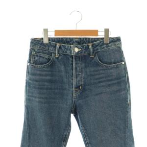 Helmut Lang パッチワークカットオフデニムパンツ 27 インディゴブルー