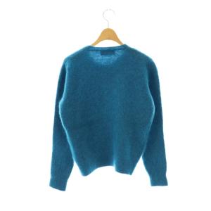 DSQUARED2 モヘヤ混ニットプルオーバー セーター S ターコイズブルー /DF OS