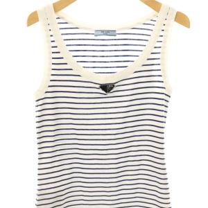 PRADA リブニット ジャージー タンクトップ 38 39546X