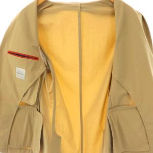 PAUL SMITH ナイロン テーラードジャケット 薄手 M ベージュ /AT OS