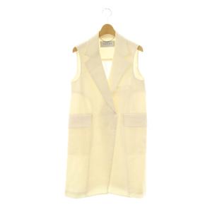 リネンロングジレ 36 オフホワイト /DO OS SH