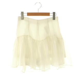 24AW オーガンフリルショーパン ショートパンツ タック 0 白 ホワイト /AT OS SH