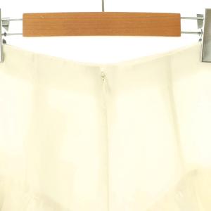 SNIDEL 24AW オーガンフリルショーパン ショートパンツ タック 0 白 ホワイト /AT OS SH