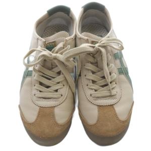 Onitsuka Tiger MEXICO 66 SD BEIGE GREEN スニーカー 24.5cm ベージュ 緑 グリーン /SR