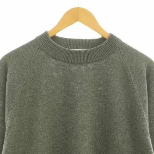 ATON 和紙ウールクルーネックセーター ニット プルオーバー 04 グレー /CX OS AD