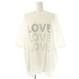 24SS ロンハーマン別注 LOVE LOVE LOVE Tee Tシャツ カットソー XS 白 /CX
