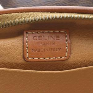 CELINE クラッチバッグ セカンドバッグ マカダム柄 PVC ブラウン /YO18 OH
