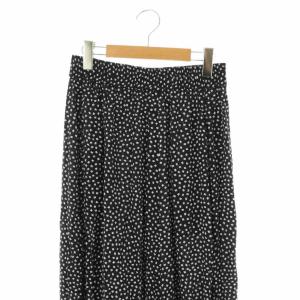 Shinzone HPS復刻 FLORET HEM FRILL SK スカート ギャザー マキシ ロング FO 紺 ネイビー