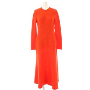 Shirring Jersey Jacquard Flared Dress ワンピース