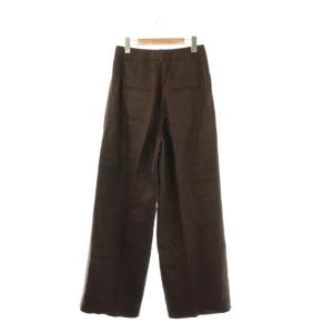 Deuxieme Classe 23SS Dashingly リネンパンツ 34 ブラウン /DO OS