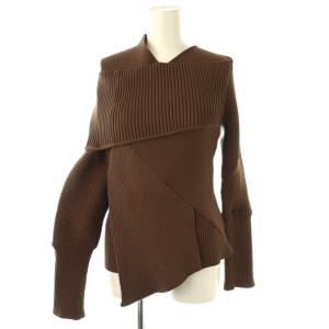 ハイゲージリブニット セーター 1 ブラウン /DO OS