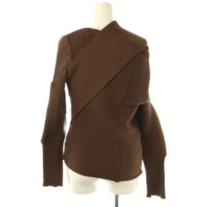 AKIRANAKA ハイゲージリブニット セーター 1 ブラウン /DO OS