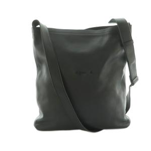 PETER ショルダーバッグ ワンショルダー レザー 牛革 黒 /MI OS