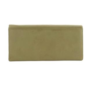 genten ピアチェーレ 長財布 二つ折り ギャルソン型小銭入れ グレージュ /MI OS