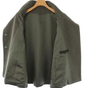 ANAYI アンゴラウール混スタンドカラージャケット ショートコート 38 グレー /DF OS