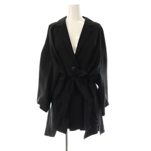 Comfortable Twill BACKギャザーJACKET ジャケット テーラード ロング 36