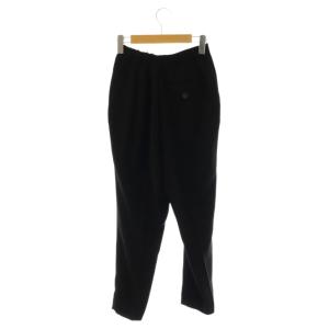 ENFOLD 23AW ELASTIC TACK TROUSERS パンツ テーパード タック 36 ブラック /DF