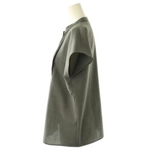 MACKINTOSH PHILOSOPHY MACKINTOSHPHILOSOPHY ピンタックフレンチスリーブブラウス シャツ 38 グレー /DF OS