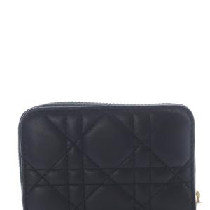 Christian Dior LADY DIOR VOYAGEUR コインカードケース ブラック