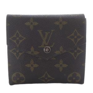 モノグラム ポルト モネ ビエ カルト クレディ 財布 三つ折り 茶 ブラウン M61660 /SR OH