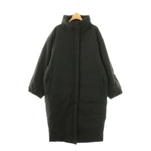 ロングダウンコート F ブラック /ES OS SH