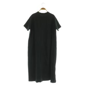 Acne Studios PATRI HVY INT サイドスリット カットソー ワンピース ロング 半袖 XS ブラック /MY