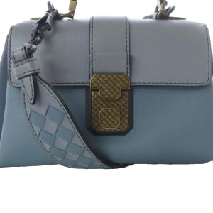 BOTTEGA VENETA PIAZZA MINI バッグ 2way ブルー