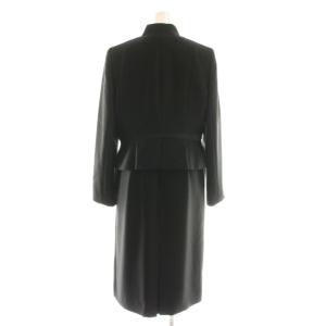 NINA RICCI セットアップ ペプラムワンピース ジャケット 11AR ブラック /DO OS