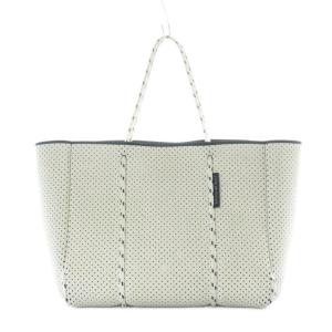 トートバッグ パンチング キーフック 白 /RI OS