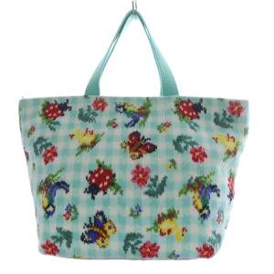 ハイジ チェック トートバッグ ハンドバッグ ペールグリーン /YO4 SH