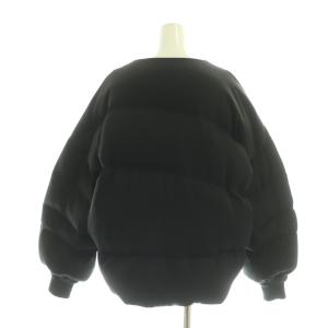 ENFOLD キルティングVネックダウンジャケット アウター 36 黒 /CX OS